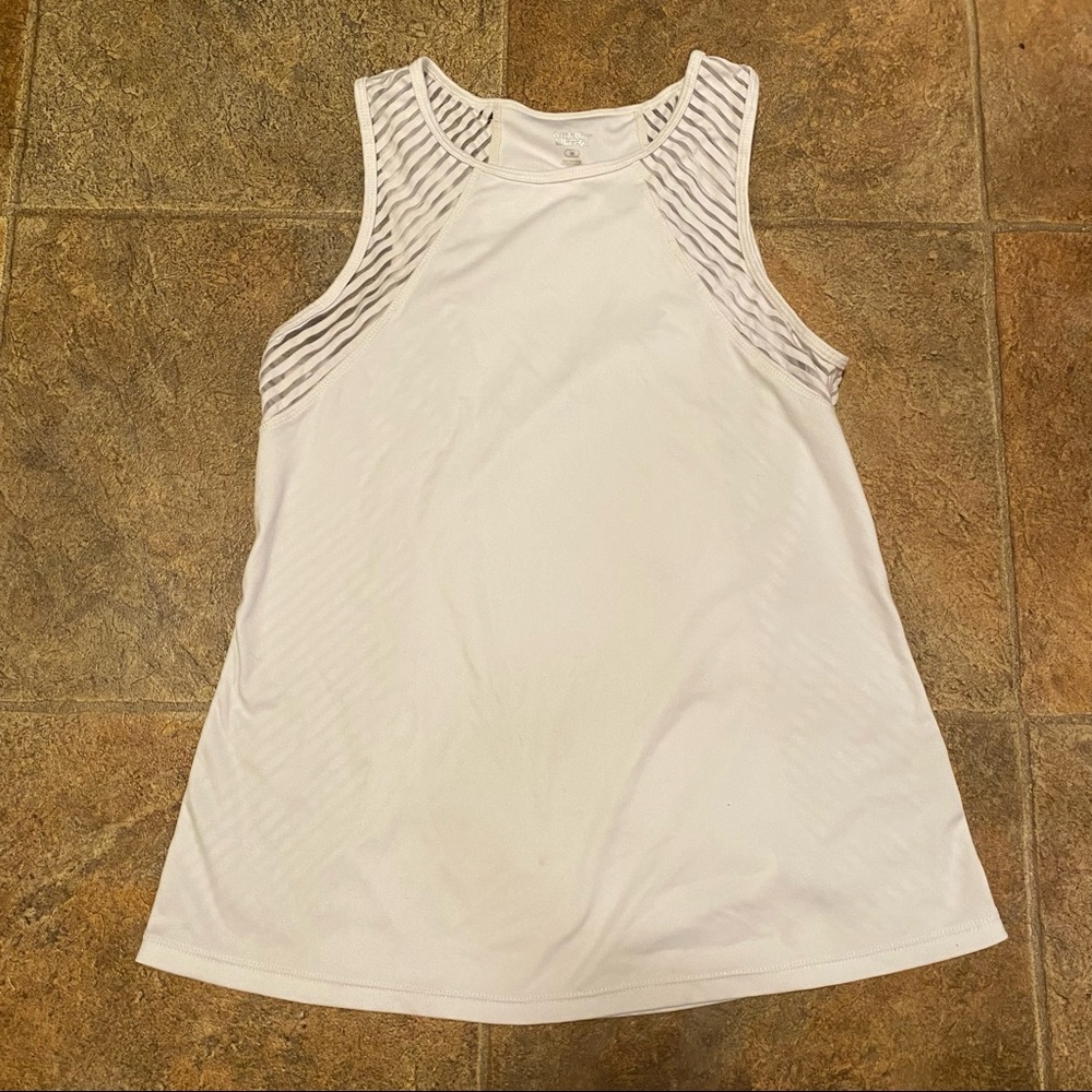 White Athletic Tank Top. **DONATING 9/17**